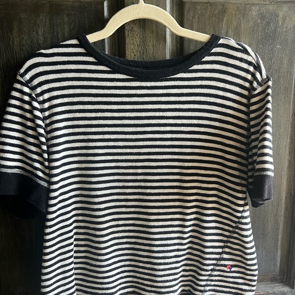 Clare V Black and White Striped Top - Picture 1 of 5